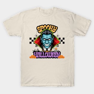 Spooky Dracula Halloween T-Shirt